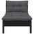 5 Piece Garden Lounge Set with Cushions Solid Pinewood