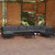 9 Piece Garden Lounge Set with Cushions Black Solid Pinewood