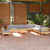 12 Piece Garden Lounge Set with Grey Cushions Solid Pinewood