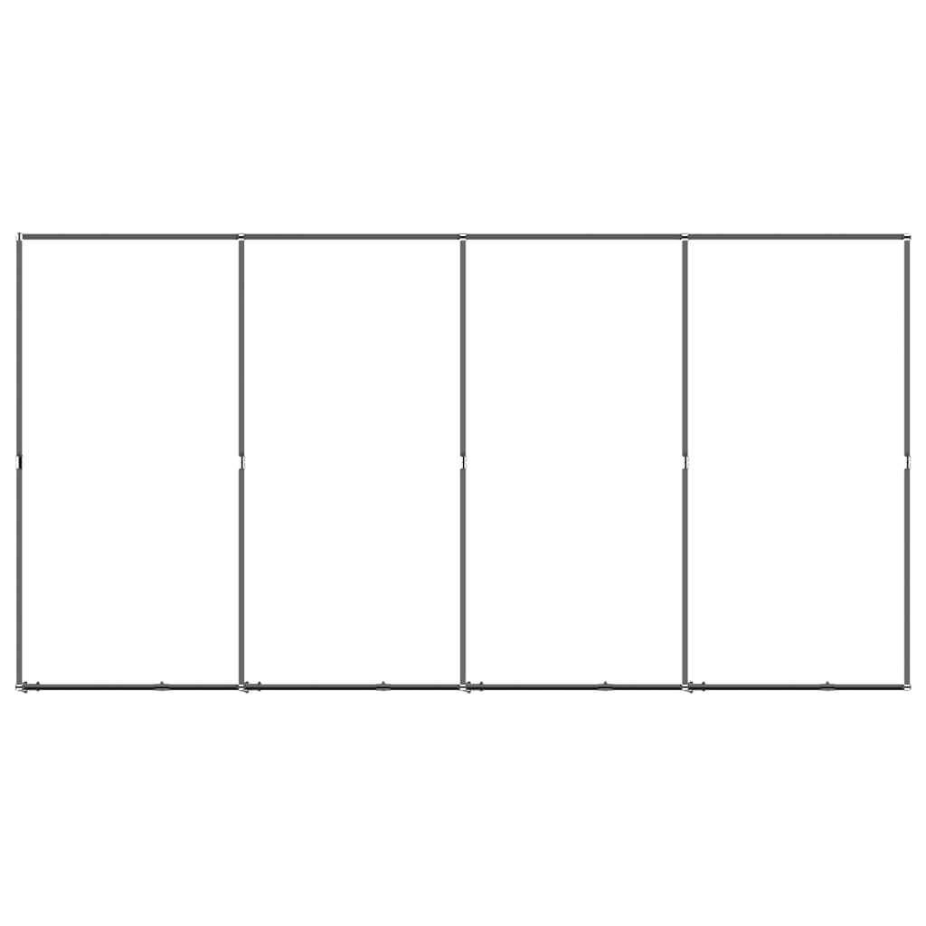 Outdoor Dog Kennel Steel 7.37 m²