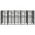 Outdoor Dog Kennel Steel 9.22 m²