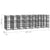Outdoor Dog Kennel Steel 12.9 m²