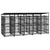 Outdoor Dog Kennel with Roof Steel 9.22 m²