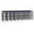 Outdoor Dog Kennel with Roof Steel 14.75 m²