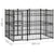 Outdoor Dog Kennel Steel 5.53 m²