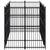 Outdoor Dog Kennel Steel 7.37 m²