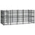 Outdoor Dog Kennel Steel 9.22 m²