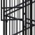 Outdoor Dog Kennel Steel 9.22 m²