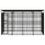 Outdoor Dog Kennel with Roof Steel 7.37 m²
