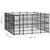 Outdoor Dog Kennel Steel 14.75 m²