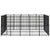 Outdoor Dog Kennel Steel 18.43 m²