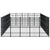 Outdoor Dog Kennel Steel 41.47 m²