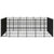 Outdoor Dog Kennel Steel 33.18 m²