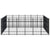 Outdoor Dog Kennel Steel 33.18 m²