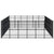 Outdoor Dog Kennel Steel 49.77 m²