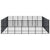 Outdoor Dog Kennel Steel 51.61 m²