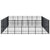 Outdoor Dog Kennel Steel 58.06 m²
