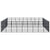Outdoor Dog Kennel Steel 74.65 m²
