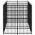 Outdoor Dog Kennel Steel 7.37 m²