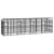 Outdoor Dog Kennel with Roof Steel 14.75 m²