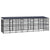 Outdoor Dog Kennel with Roof Steel 14.75 m²