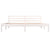 Bed Frame without Mattress White 183x203 cm King