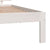 Bed Frame without Mattress White 90x190 cm