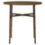 3 Piece Garden Dining Set Poly Rattan Brown