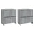 Sideboards 2 pcs Grey Sonoma 70x41x75 cm Engineered Wood
