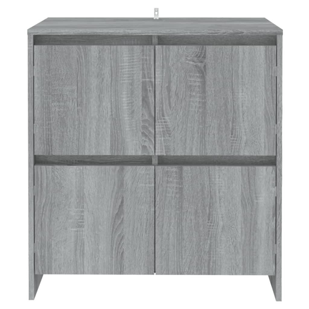 Sideboards 2 pcs Grey Sonoma 70x41x75 cm Engineered Wood