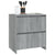 Sideboards 2 pcs Grey Sonoma 70x41x75 cm Engineered Wood