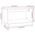 TV Cabinet 60x35x35 cm Solid Wood Pine
