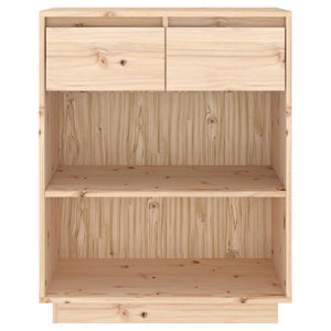 Console Cabinet 60x34x75 cm Solid Wood Pine