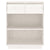 Console Cabinet White 60x34x75 cm Solid Wood Pine