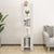 Book Cabinet/Room Divider White 41x35x160 cm Solid Wood Pine