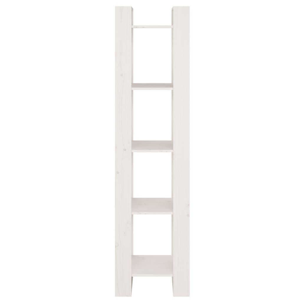Book Cabinet/Room Divider White 41x35x160 cm Solid Wood Pine