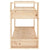Book Cabinet/Room Divider 80x35x56.5 cm Solid Wood Pine