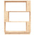 Book Cabinet/Room Divider 80x25x101 cm Solid Wood Pine