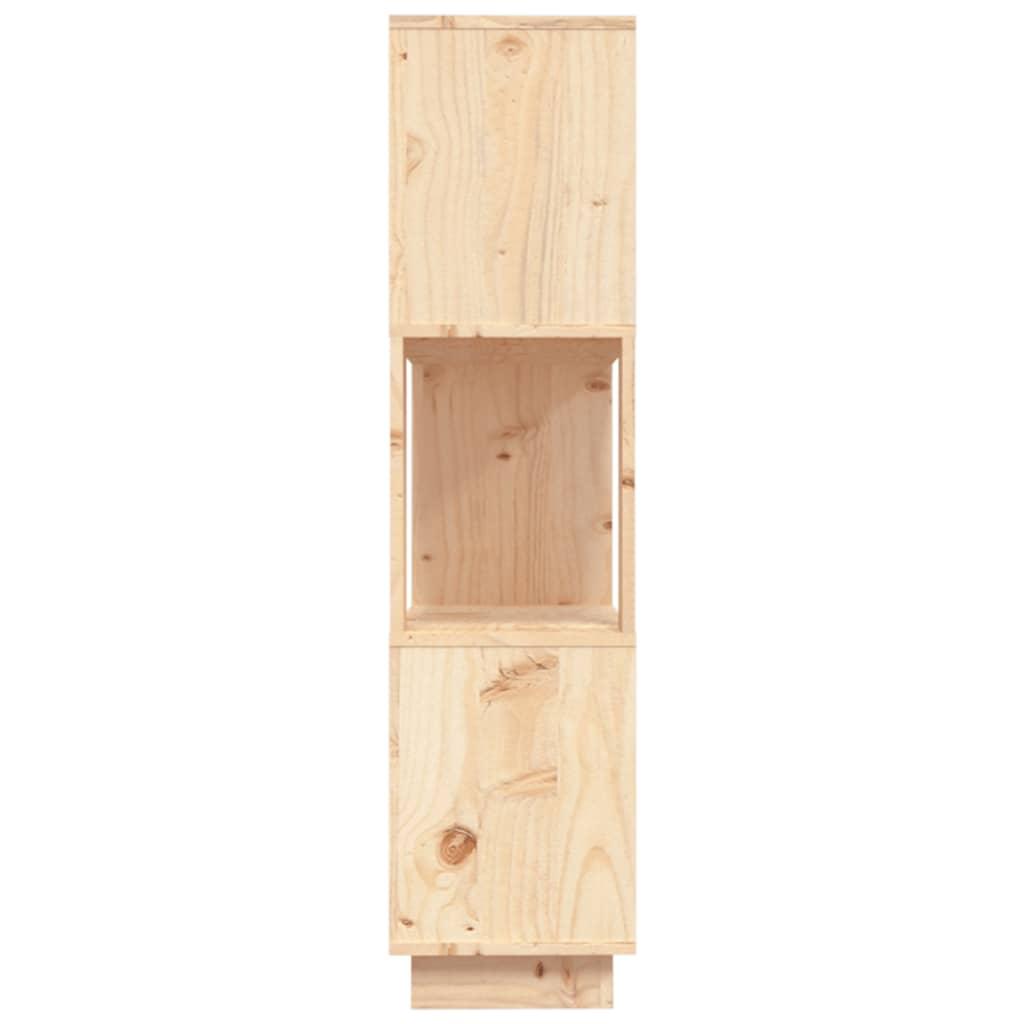 Book Cabinet/Room Divider 80x25x101 cm Solid Wood Pine