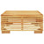 Garden Coffee Table 69.5x69.5x31 cm Solid Wood Teak