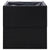 Garden Planter Black 80x80x80 cm Poly Rattan