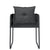 5 Piece Garden Dining Set Black