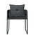 5 Piece Garden Dining Set Black