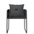 5 Piece Garden Dining Set Black