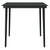 3 Piece Garden Dining Set Black