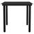 5 Piece Garden Dining Set Black