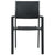 5 Piece Garden Dining Set Black