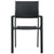 5 Piece Garden Dining Set Black