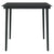 5 Piece Garden Dining Set Black