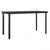 5 Piece Outdoor Dining Set with Cushions Black
